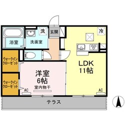 セジュール　シンワの物件間取画像